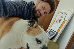 😭克莱深情告别Rocco：一只伟大的王朝狗狗~我会万分想念你
